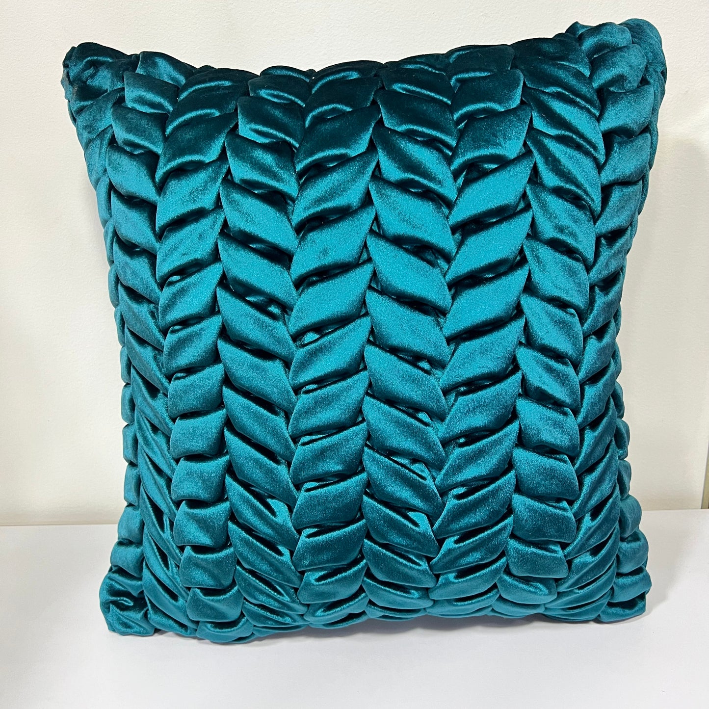 Cojínes de Terciopelo Tejidos con puntada a mano interna Texturizado 50x50 cm
