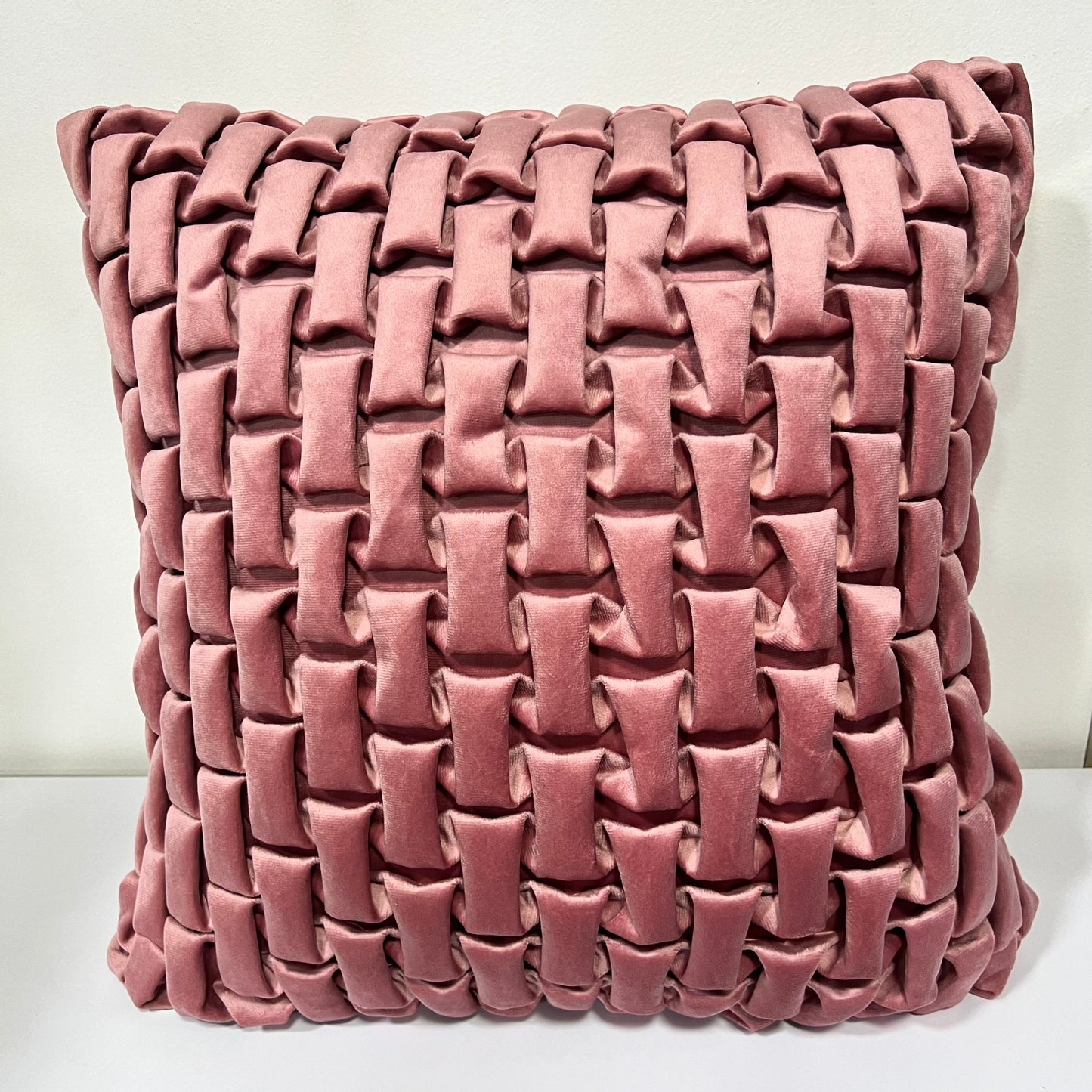 Cojínes de Terciopelo Tejidos con puntada a mano interna Texturizado 50x50 cm