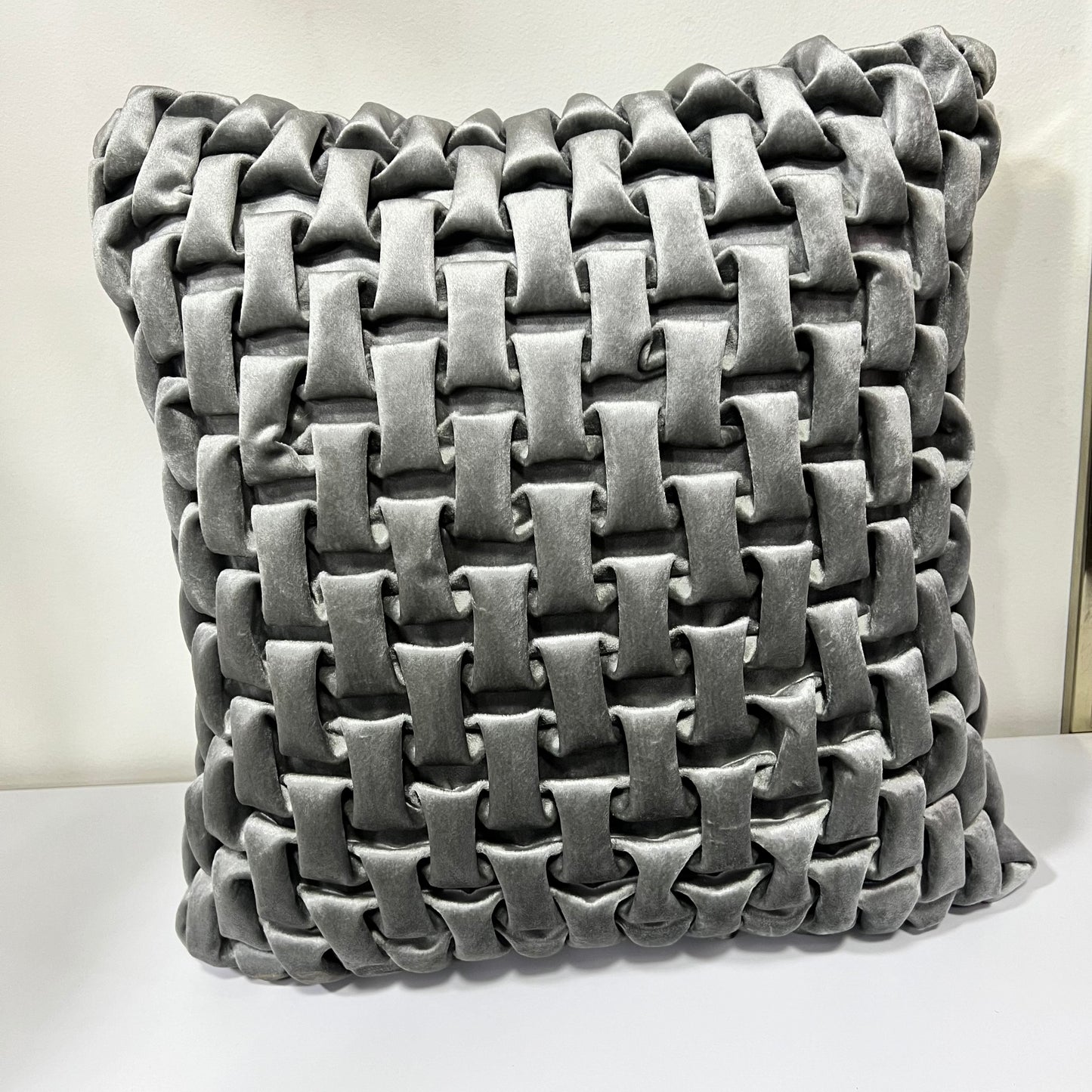 Cojínes de Terciopelo Tejidos con puntada a mano interna Texturizado 50x50 cm