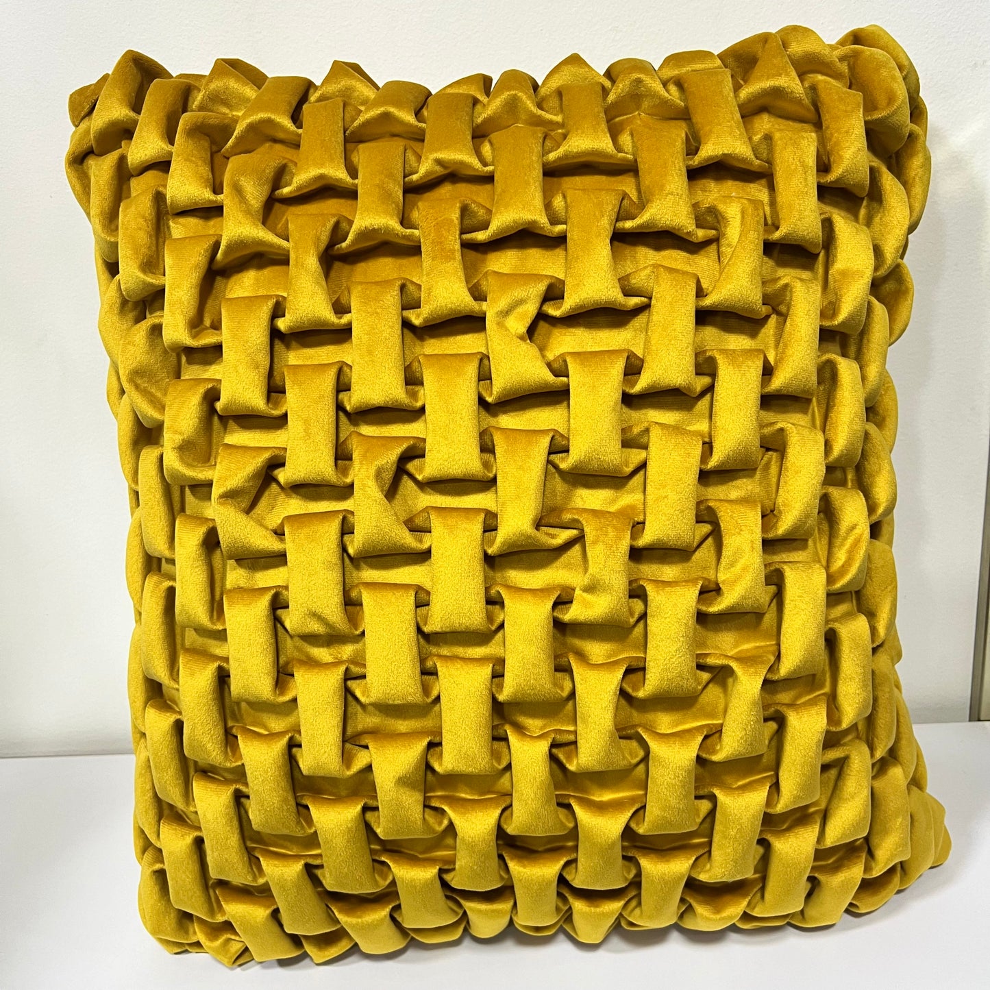 Cojínes de Terciopelo Tejidos con puntada a mano interna Texturizado 50x50 cm