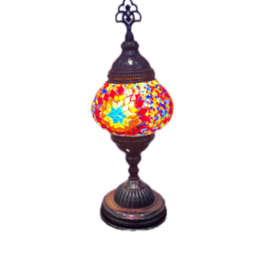 Lámpara Turca de Mesa Multicolor Estrella Azul B2